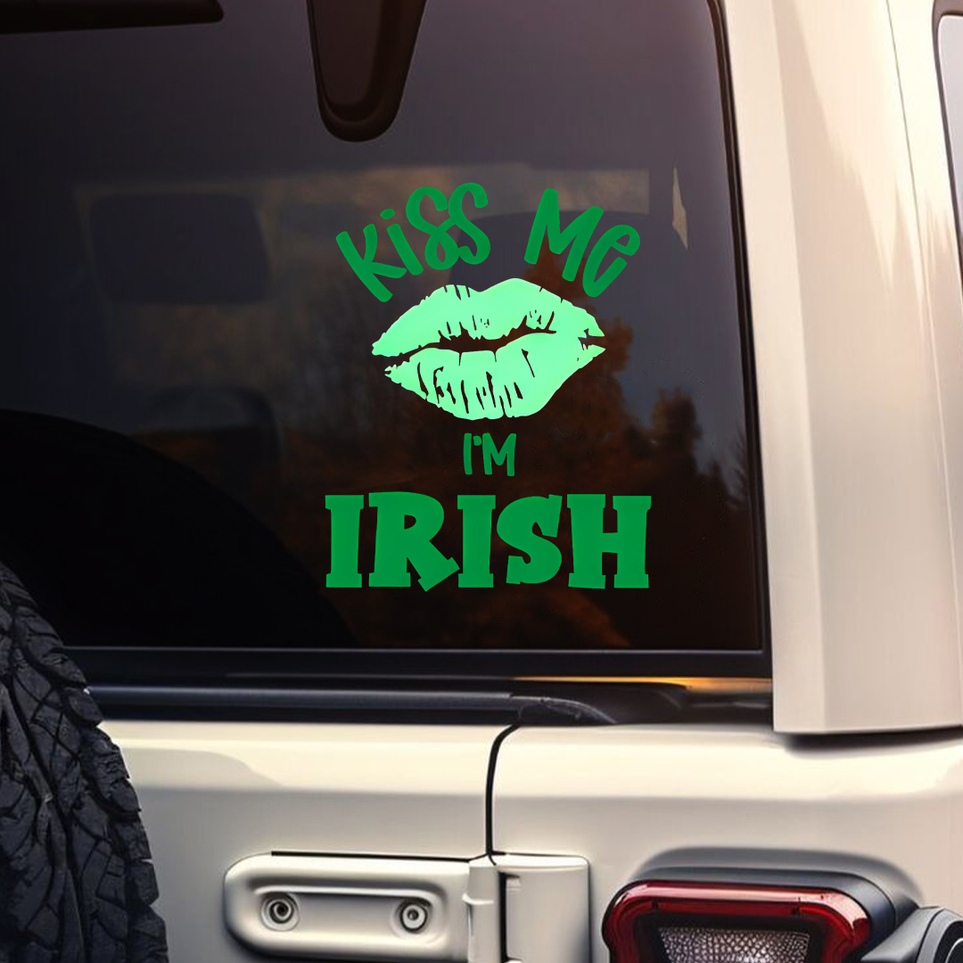 Kiss Me I'm Irish Lip Sticker