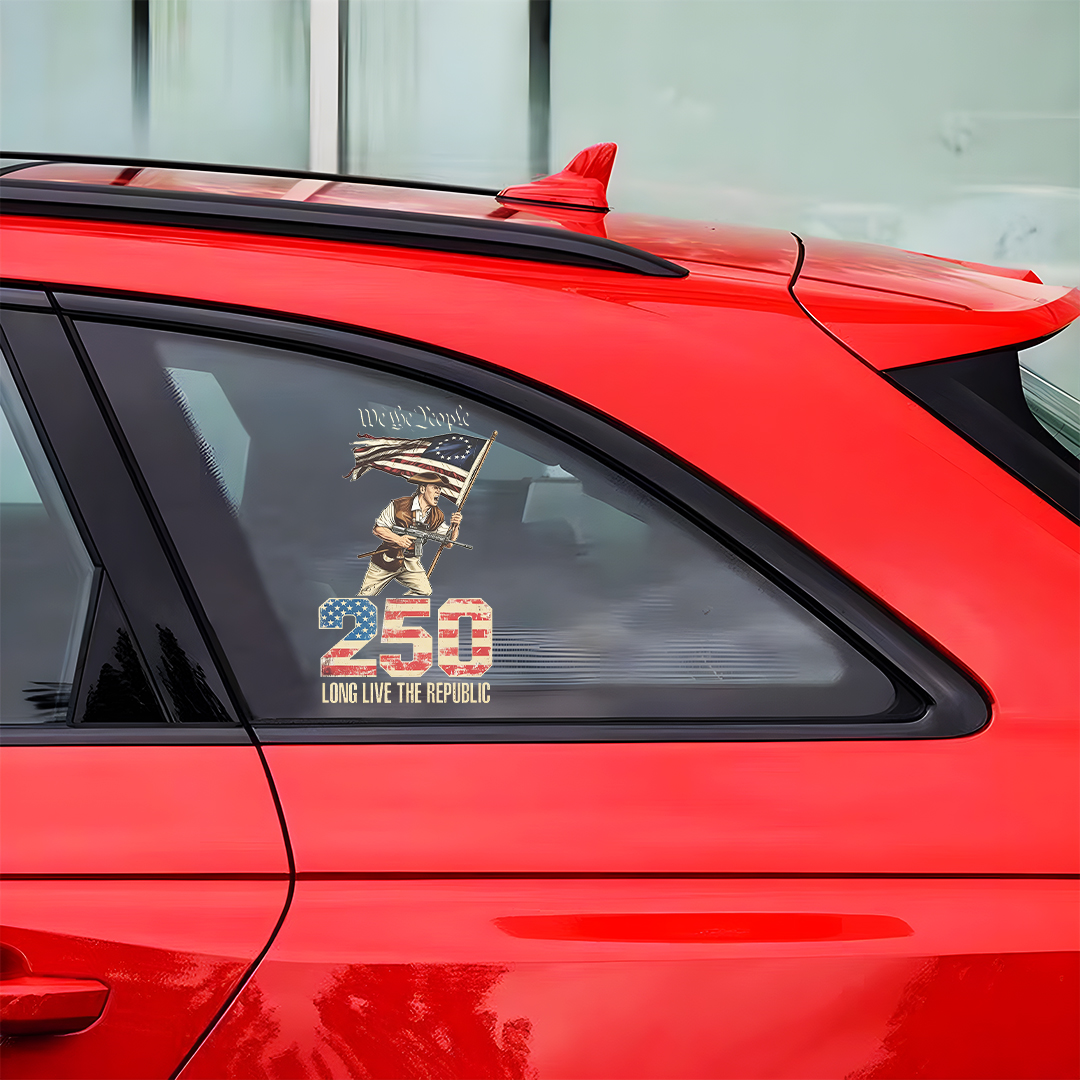1776-2026 250th Anniversary Long Live The Republic Sticker
