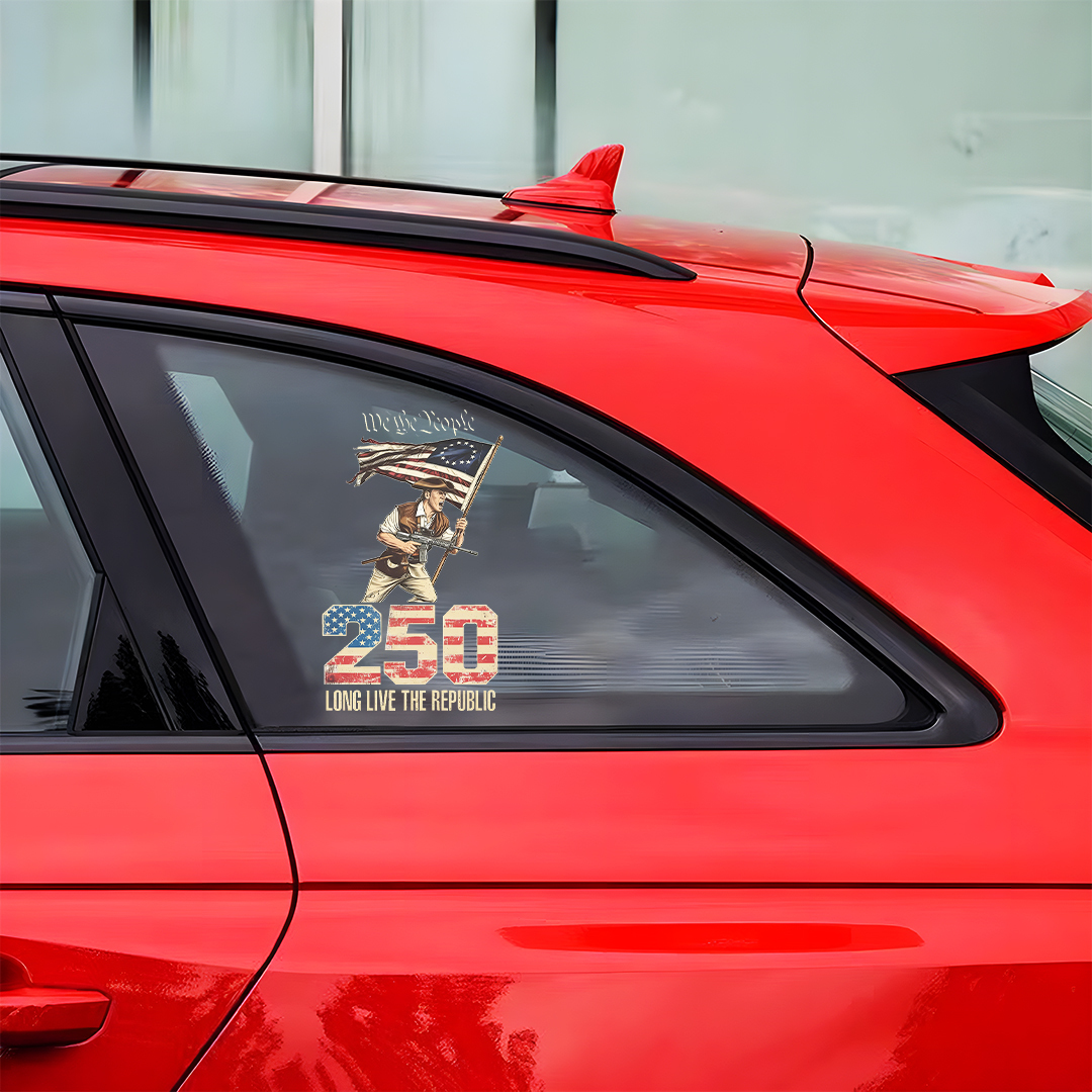 1776-2026 250th Anniversary Long Live The Republic Sticker