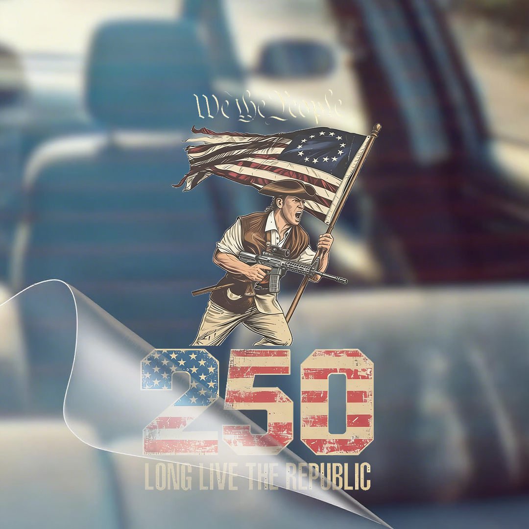 1776-2026 250th Anniversary Long Live The Republic Sticker
