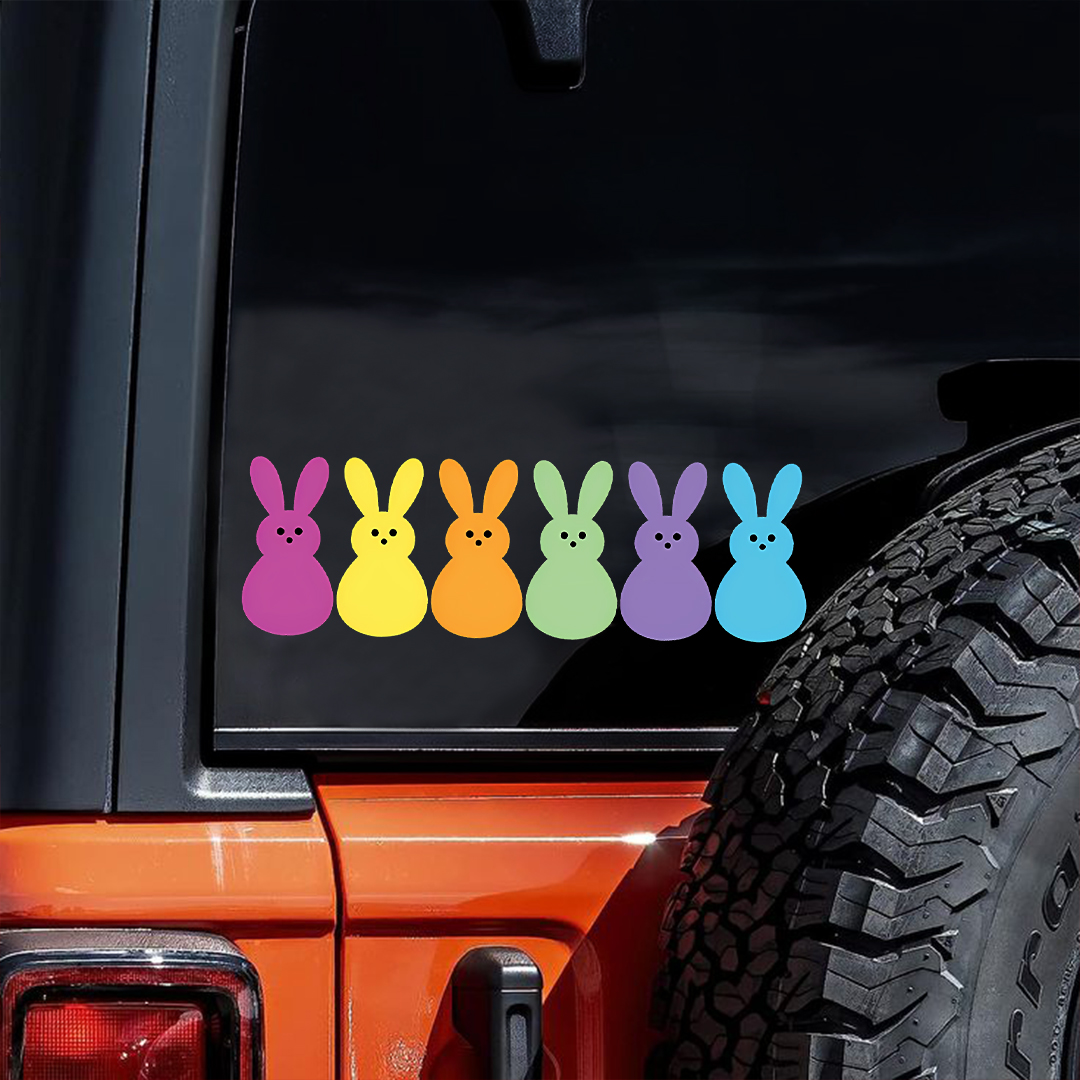 Cute Easter Bunnies Sticker