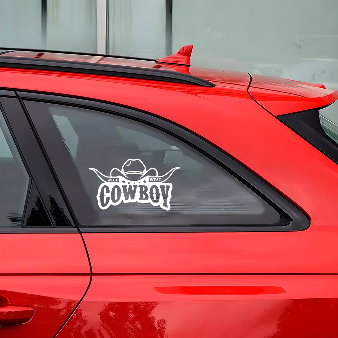 Cowboy Wild West Sticker