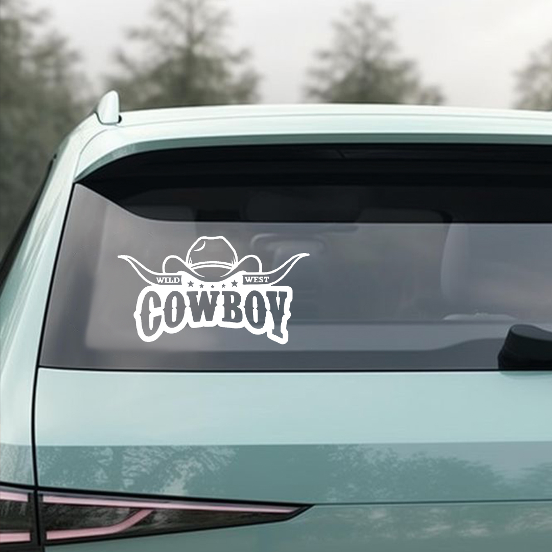 Cowboy Wild West Sticker