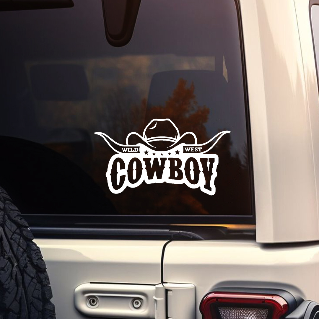 Cowboy Wild West Sticker