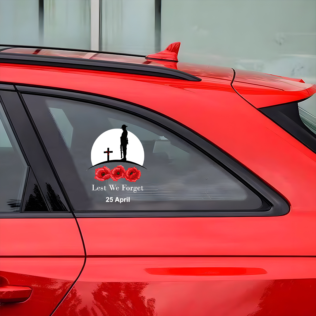 Lest We Forget April 25th Sticker