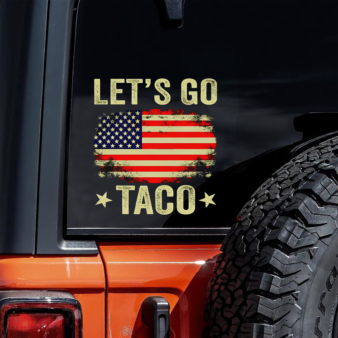 Let's Go Taco Sticker