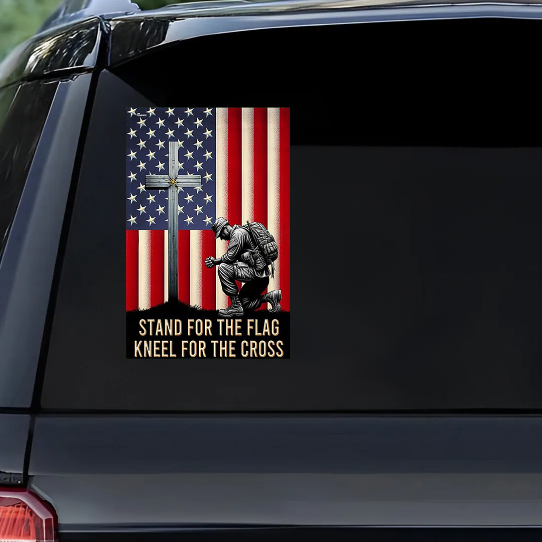 Stand For the Flag Veterans Stickers-Memorial Day Sticker
