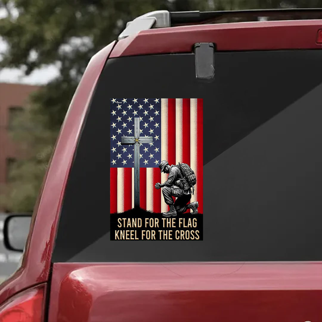 Stand For the Flag Veterans Stickers-Memorial Day Sticker