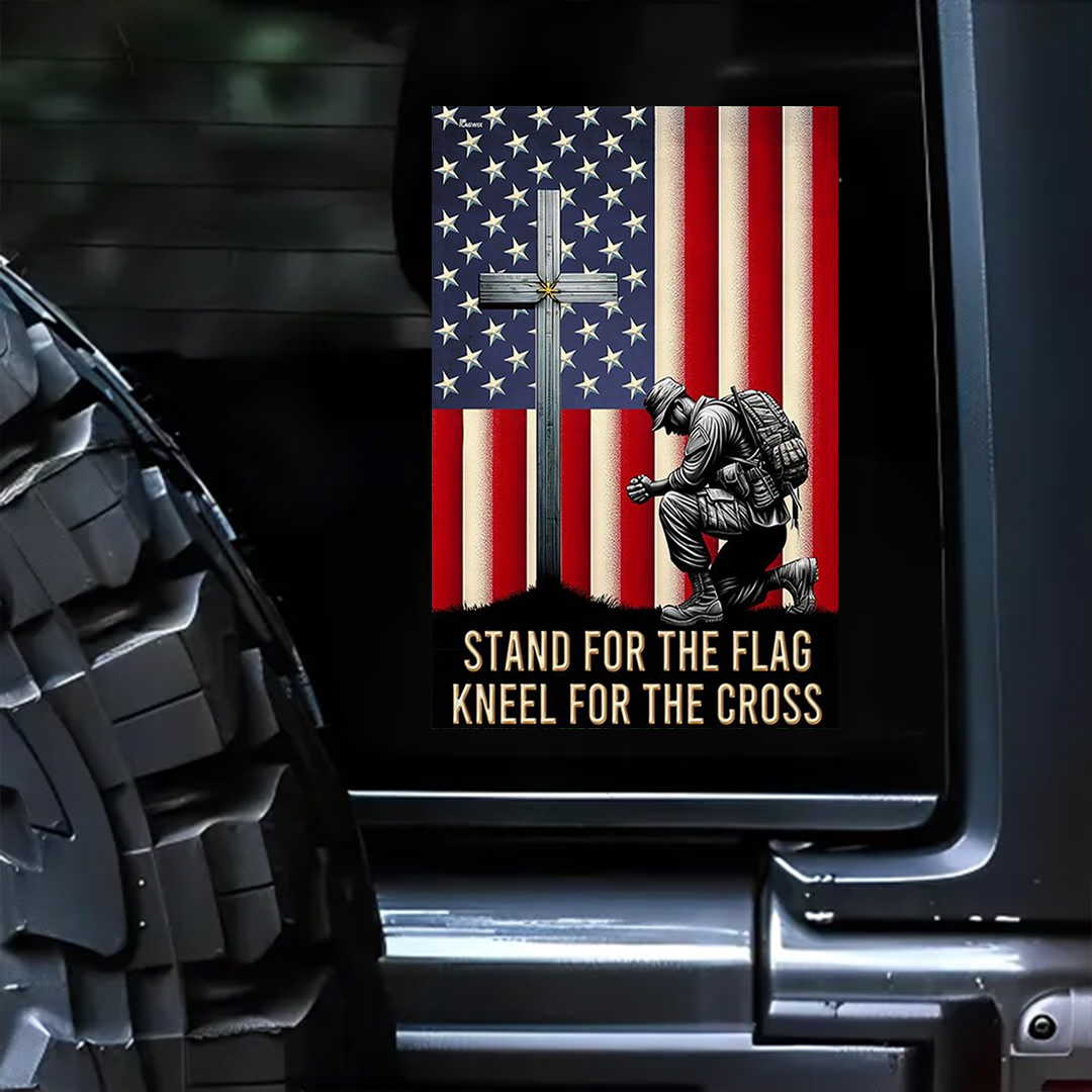 Stand For the Flag Veterans Stickers-Memorial Day Sticker