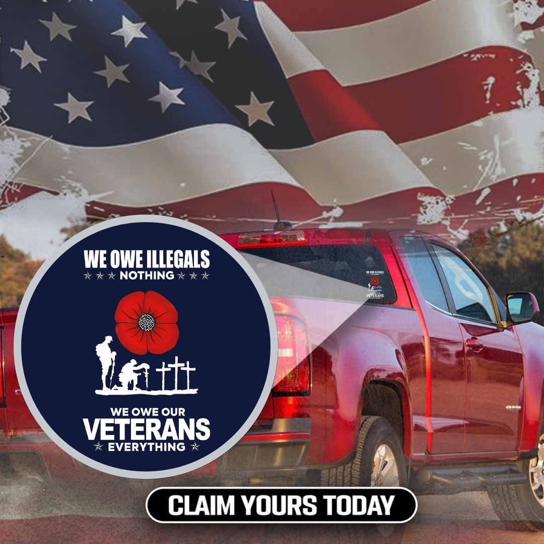 We Owe Our Veterans Everything Veterans Stickers-Memorial Day Sticker