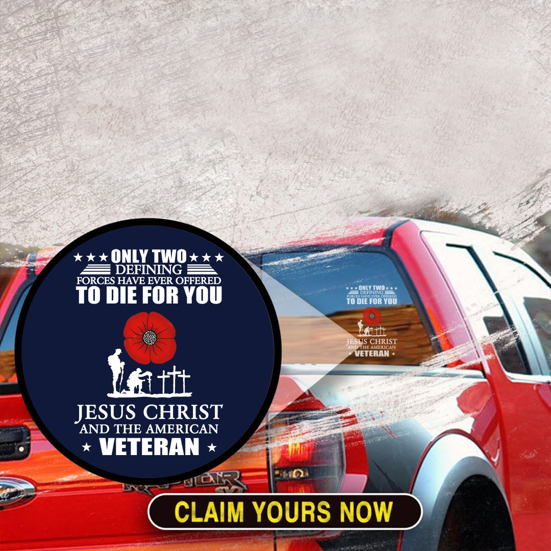 Offered To Die For You Veterans Stickers