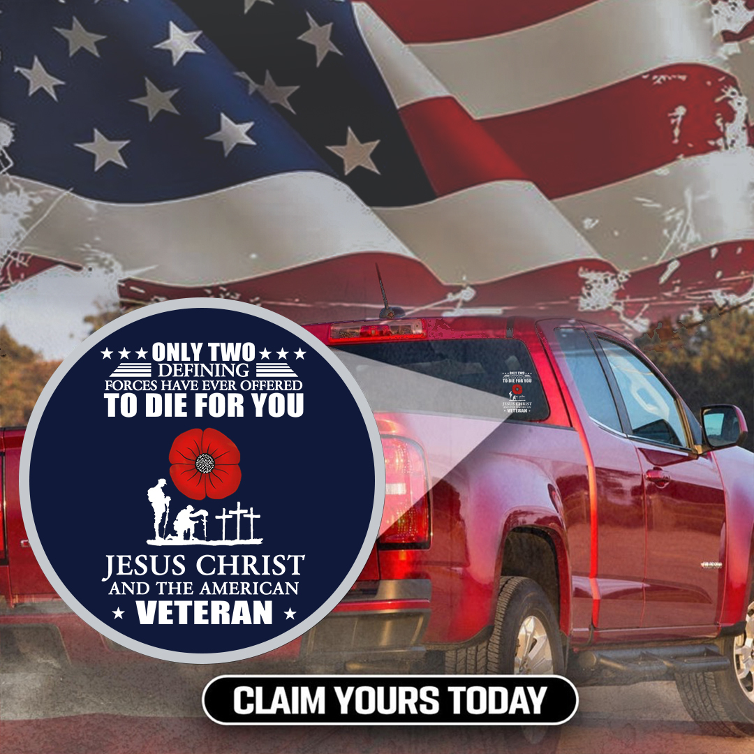 Offered To Die For You Veterans Stickers