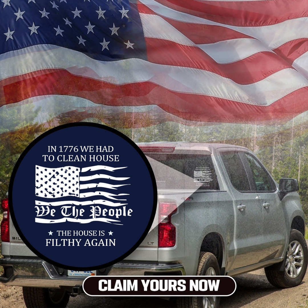 The House Is Filthy Again Veterans Stickers-Independence Day Sticker