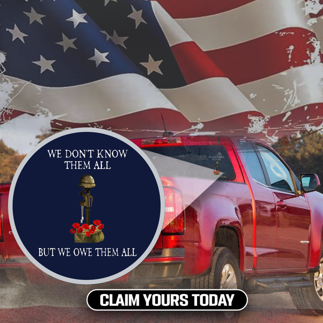 But We Owe Heroes All Veterans Stickers