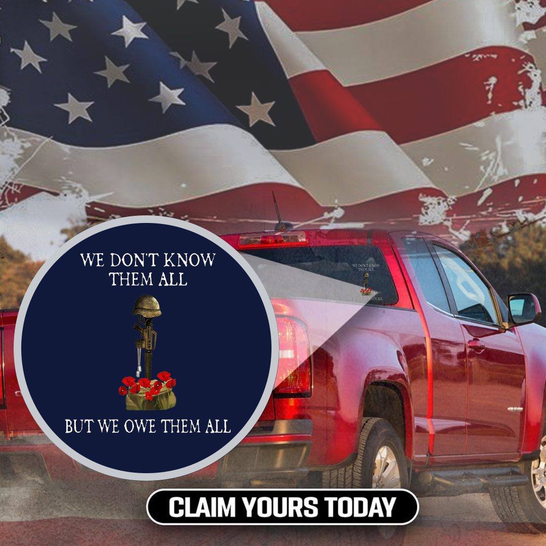 But We Owe Heroes All Veterans Stickers