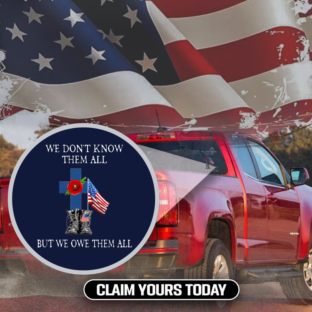But We Owe Veterans All Veterans Stickers