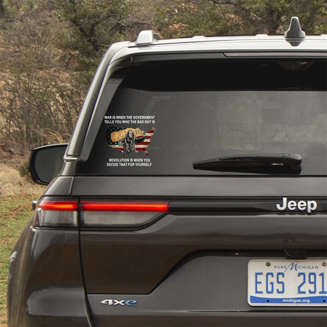 Decide That For Yourself Veterans Stickers-Independence Day Sticker