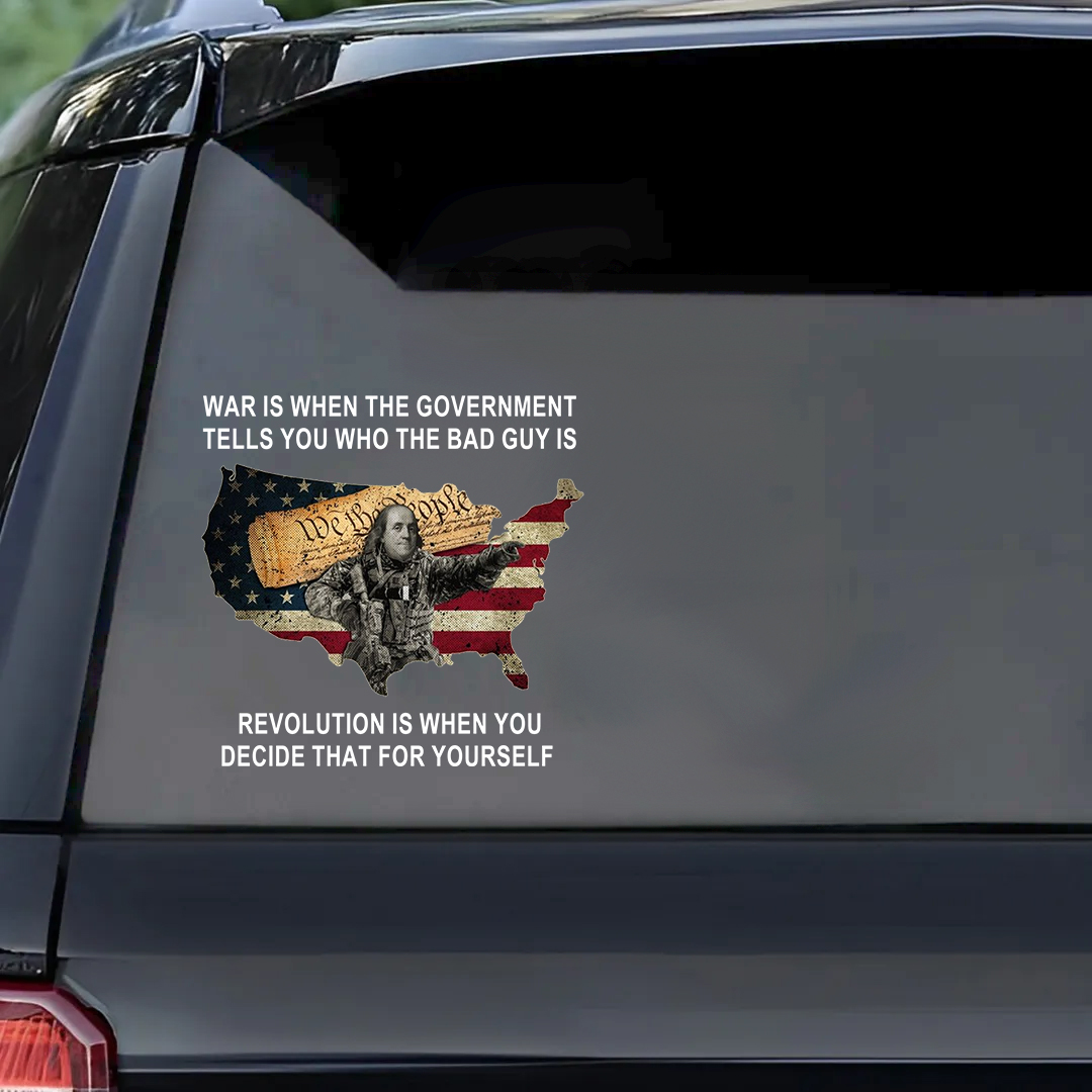 Decide That For Yourself Veterans Stickers-Independence Day Sticker