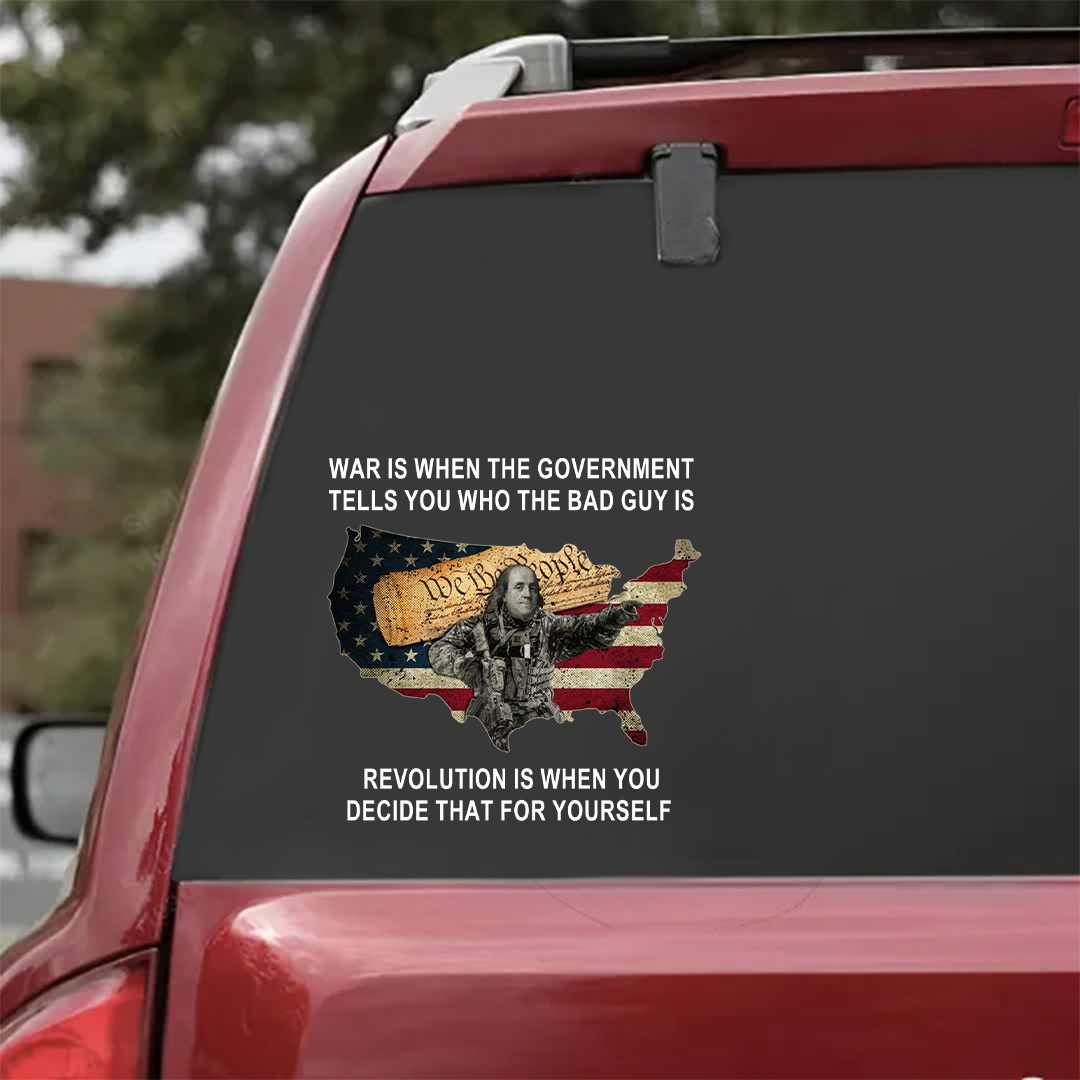 Decide That For Yourself Veterans Stickers-Independence Day Sticker