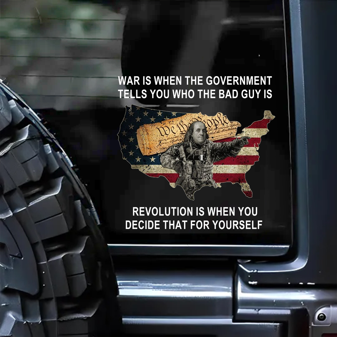 Decide That For Yourself Veterans Stickers-Independence Day Sticker