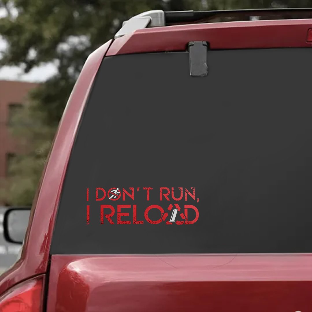 I Don‘T RUN Veterans Stickers