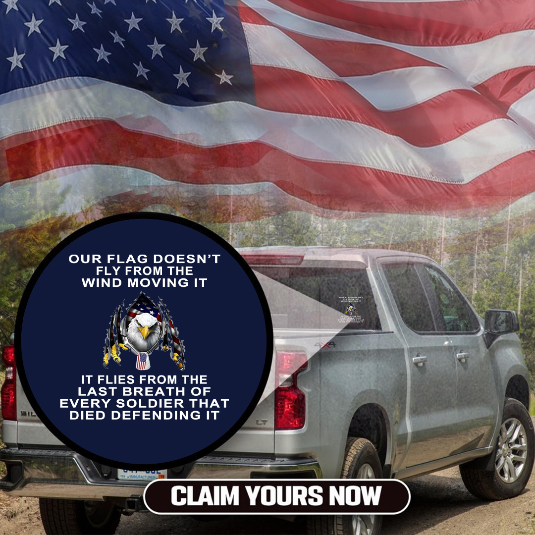 Flag Flies Veterans Stickers