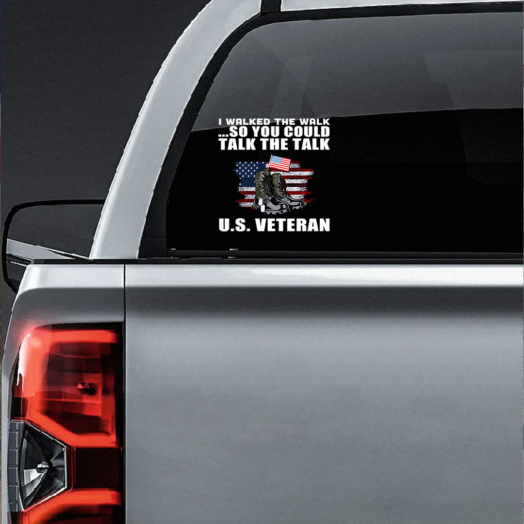 So You Talk That Talk Veterans Stickers