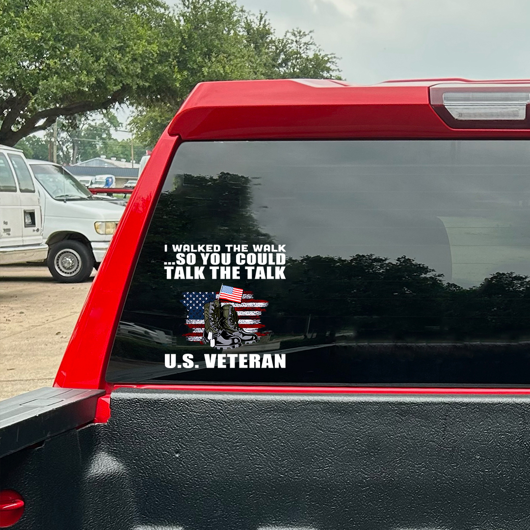 So You Talk That Talk Veterans Stickers