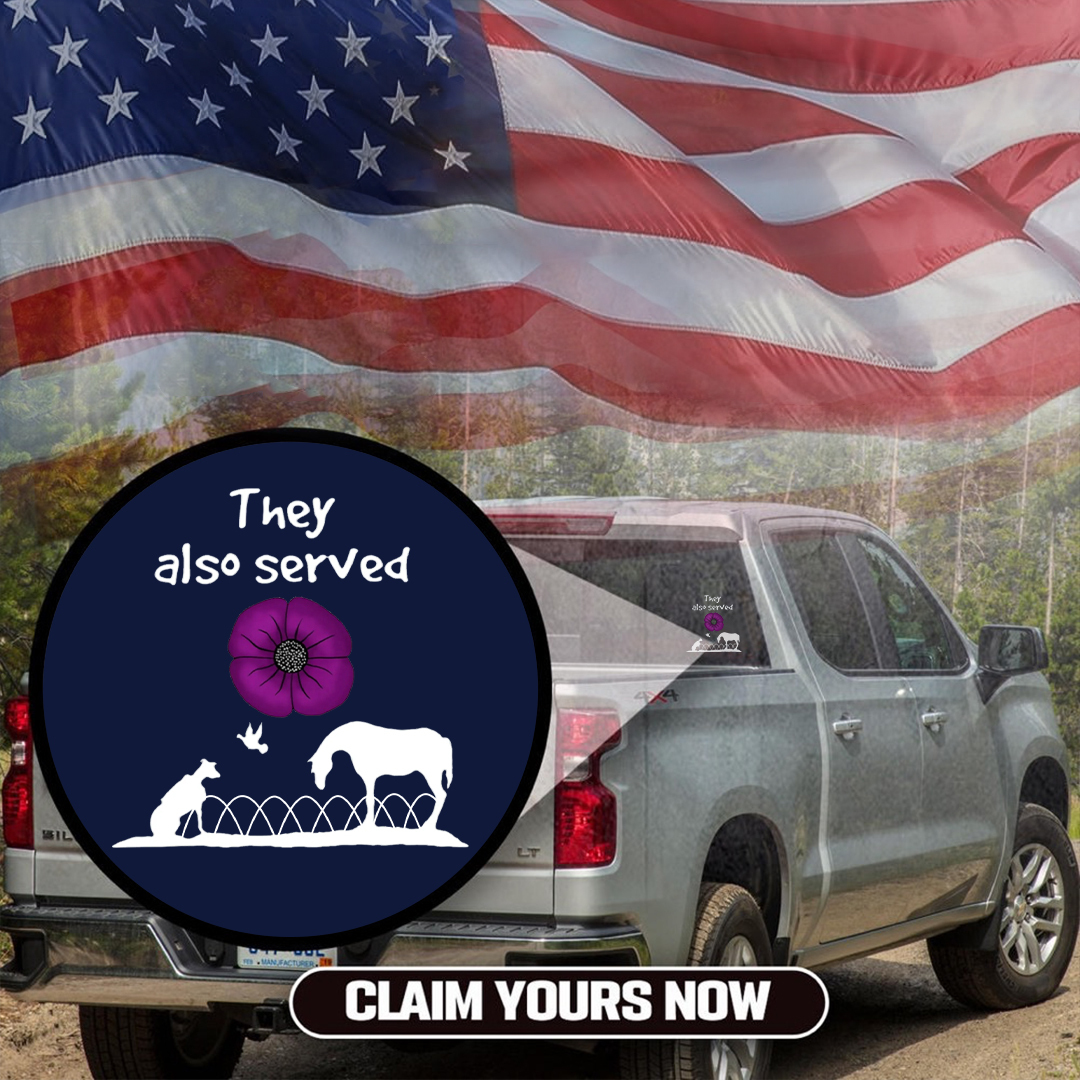 They Also Served Veterans Stickers