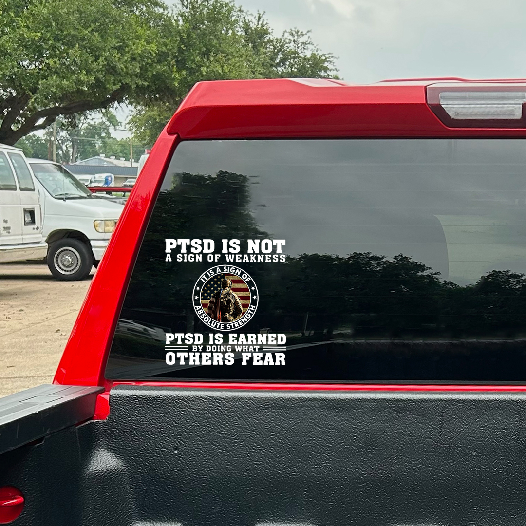 Not A Sign Of Weakness Veterans Stickers