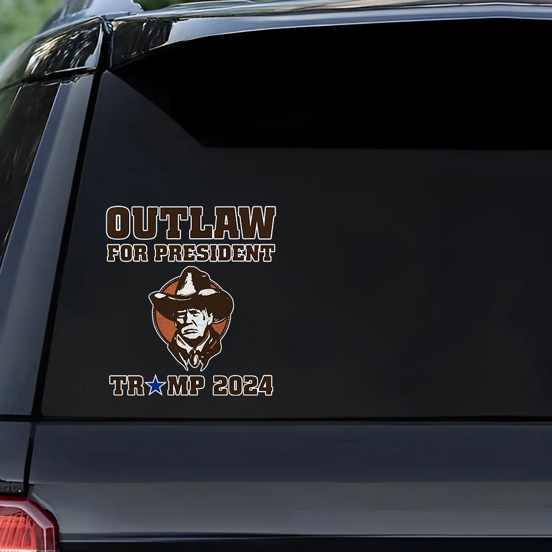 Outlaw For Future Stickers-Independence Day Sticker