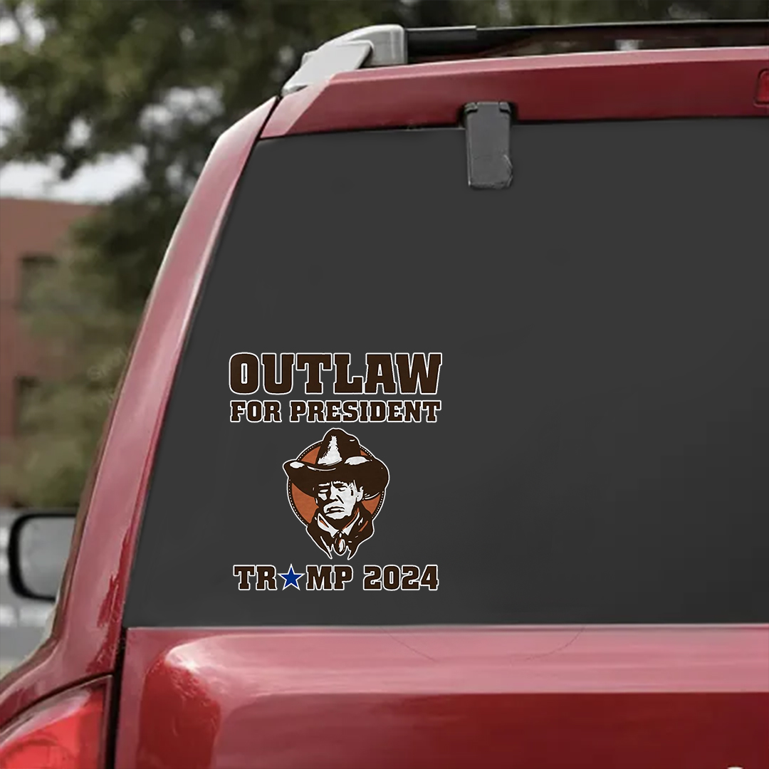 Outlaw For Future Stickers-Independence Day Sticker