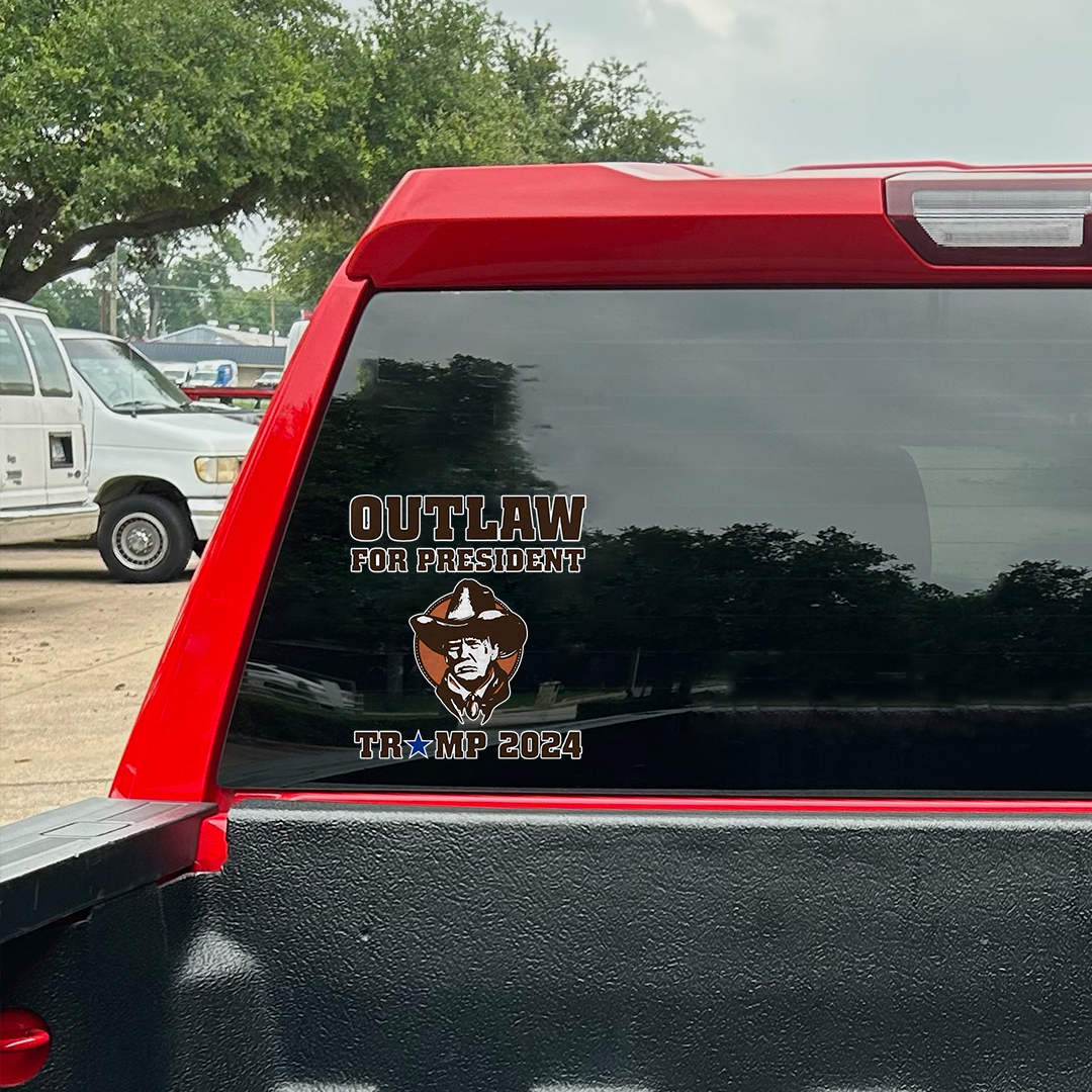 Outlaw For Future Stickers-Independence Day Sticker