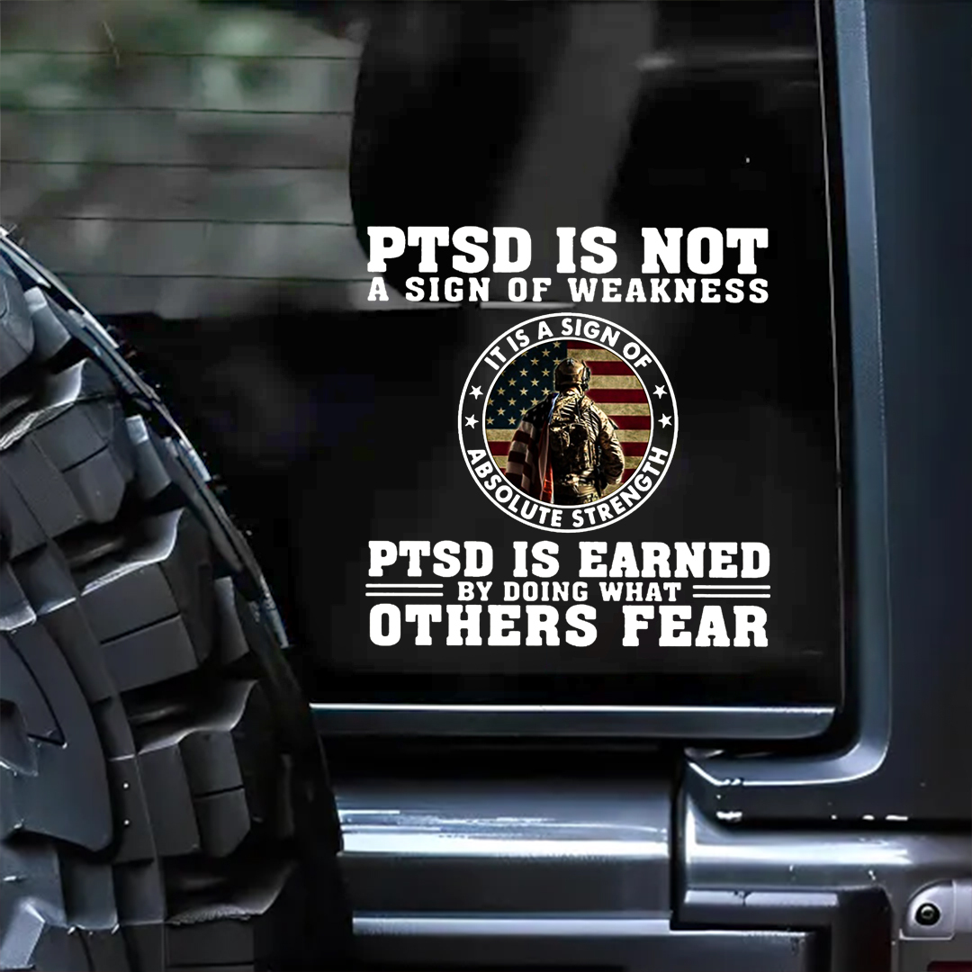 Not A Sign Of Weakness Veterans Stickers