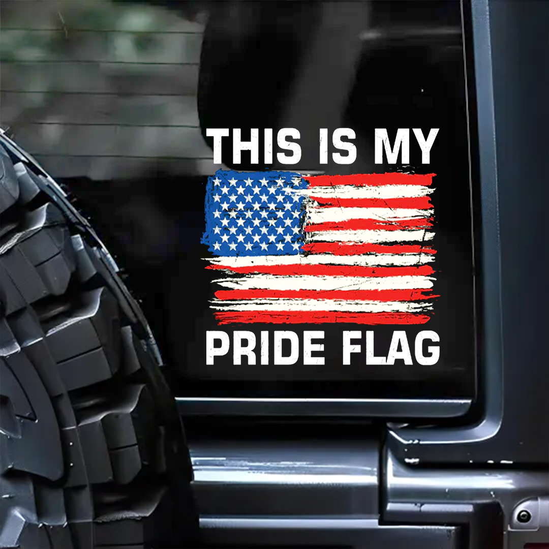 My Pride Flag Stickers-Independence Day Sticker