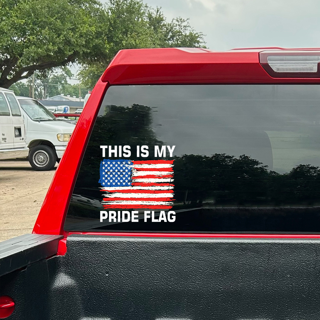 My Pride Flag Stickers-Independence Day Sticker
