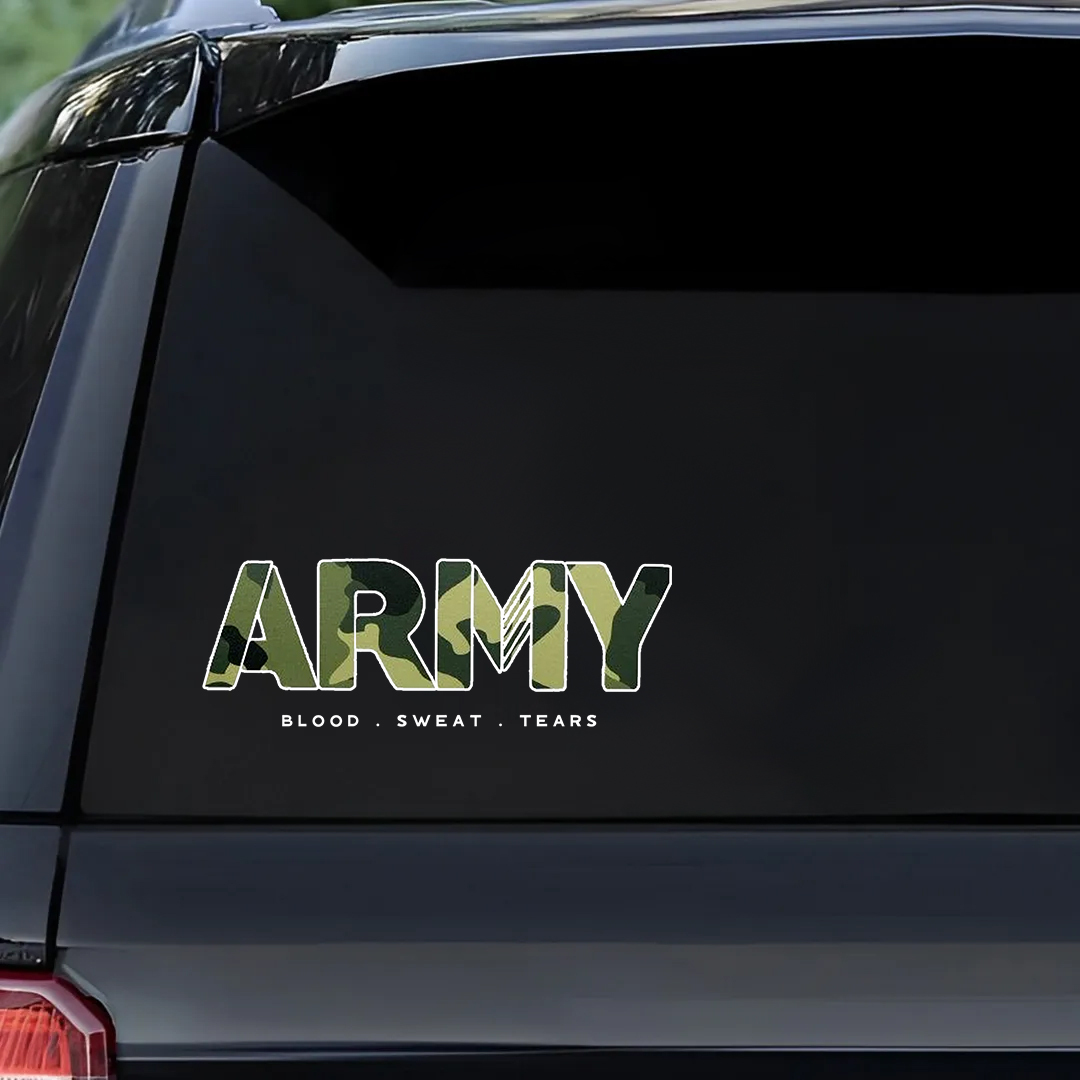 Blood Sweat Tears Veterans Stickers