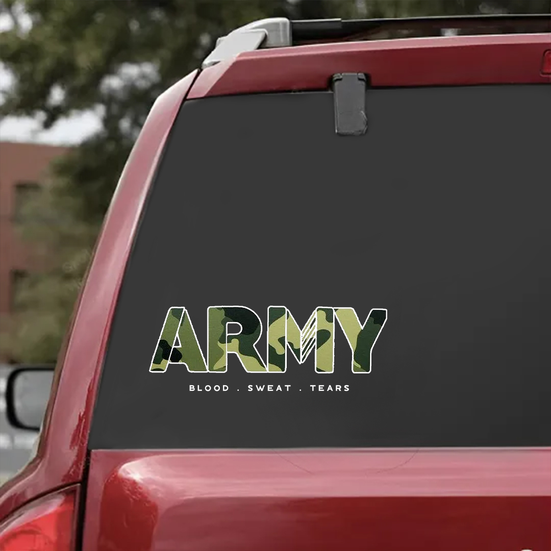 Blood Sweat Tears Veterans Stickers