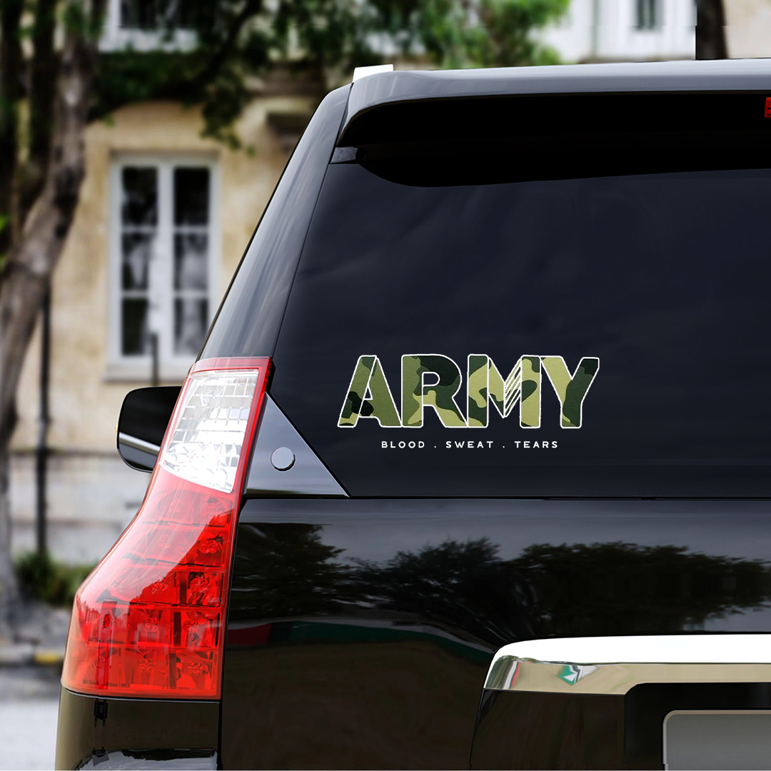 Blood Sweat Tears Veterans Stickers