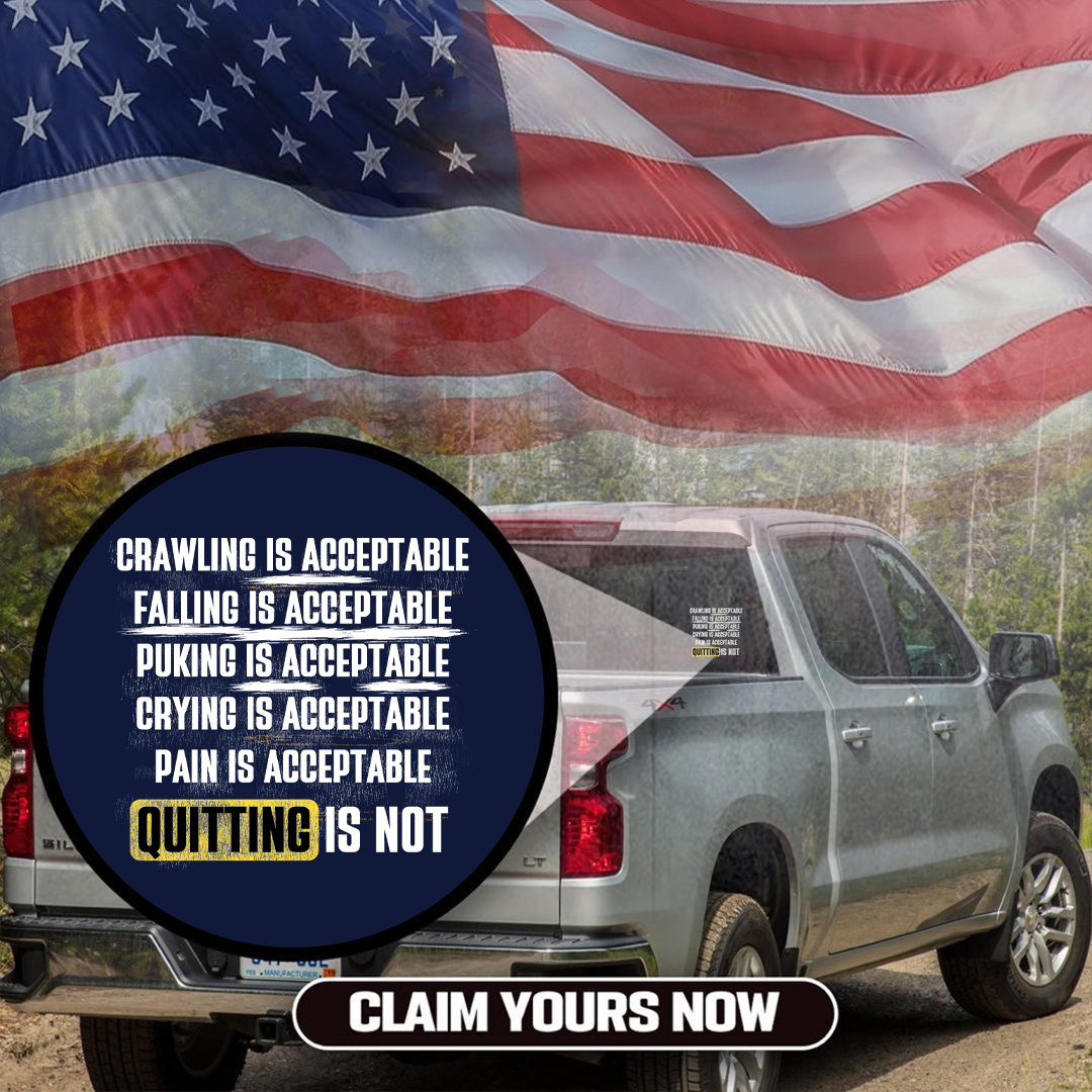 Quitting Is Not Allowed Veterans Stickers