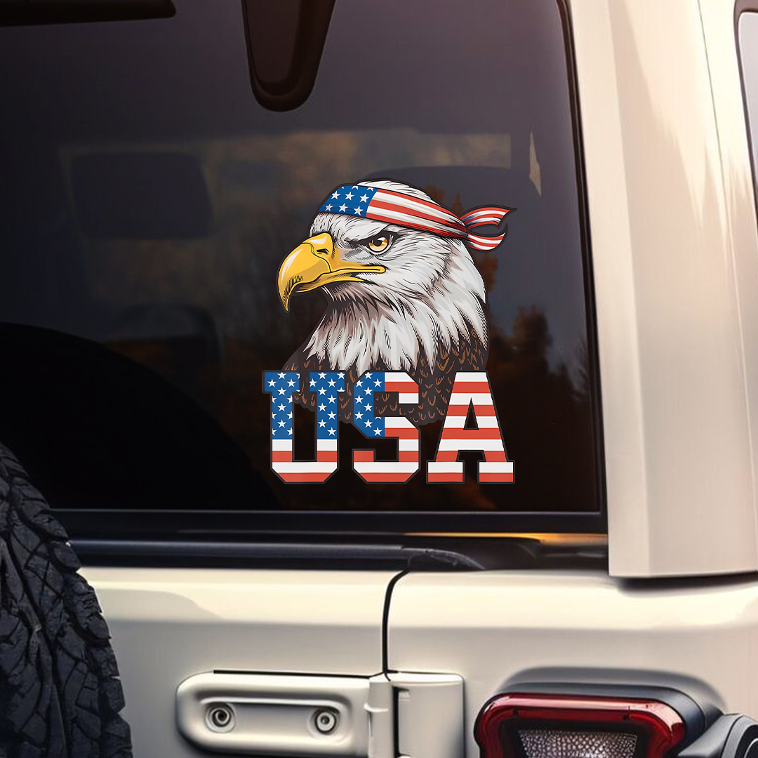 American Proud Eagle Sticker