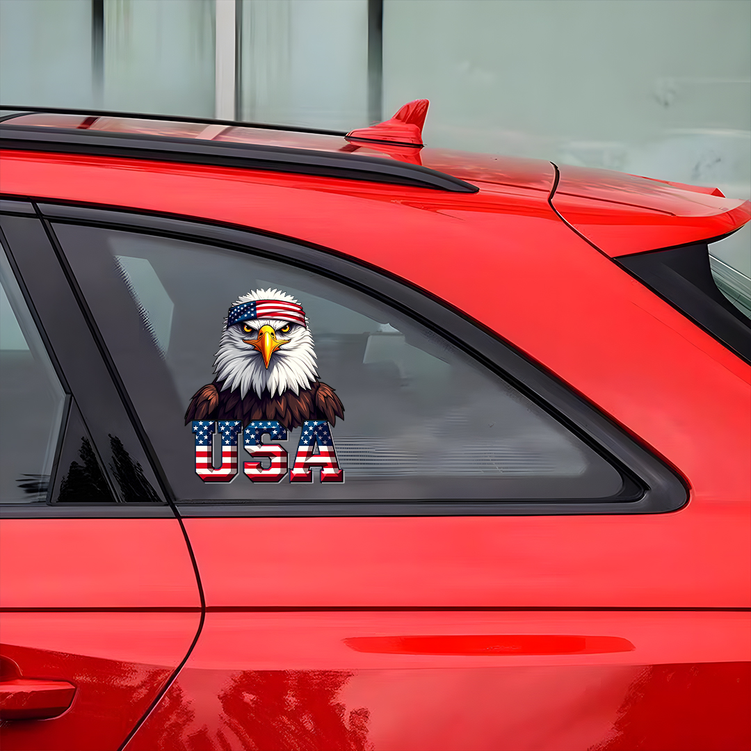 4th of July USA Eagle Sticker