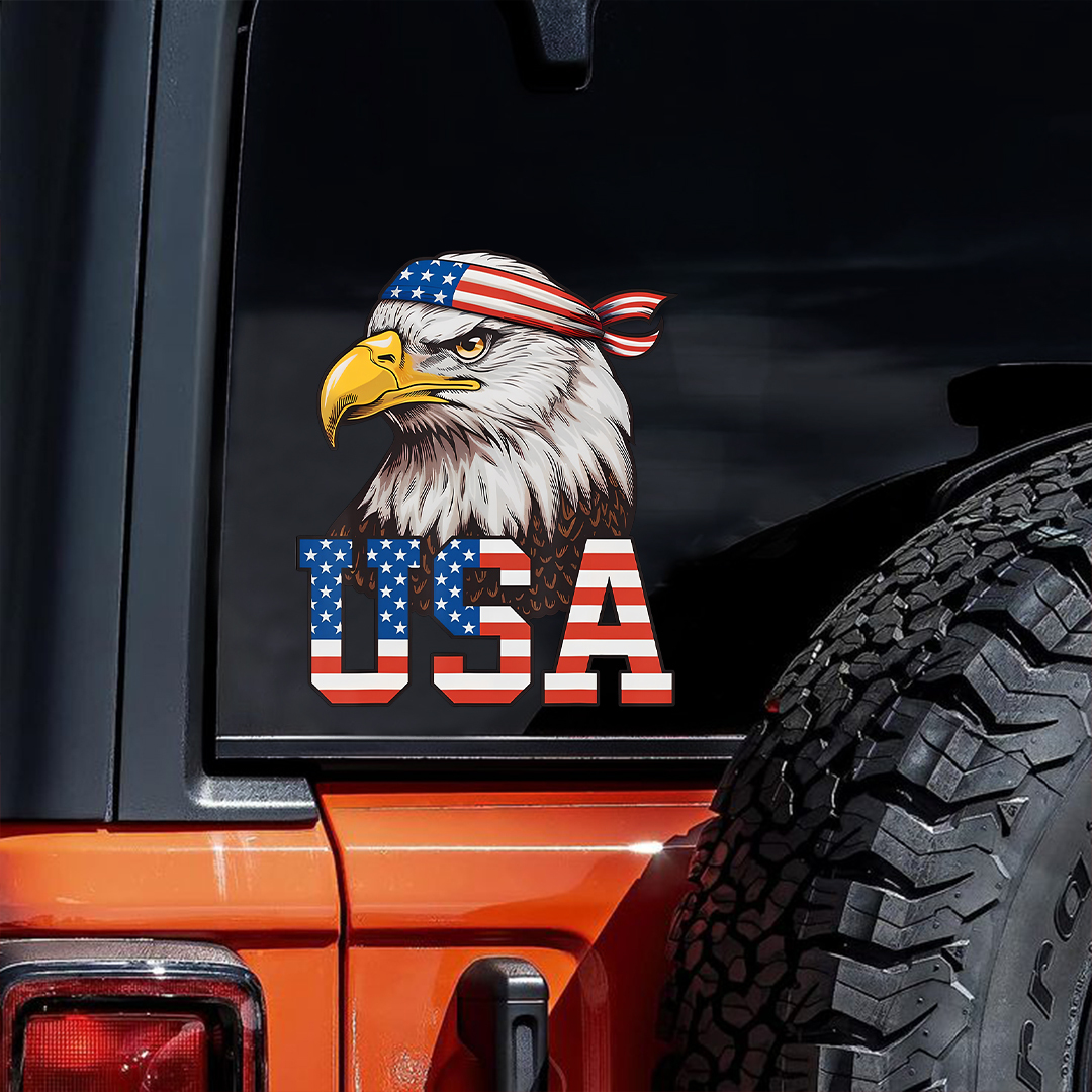 American Proud Eagle Sticker