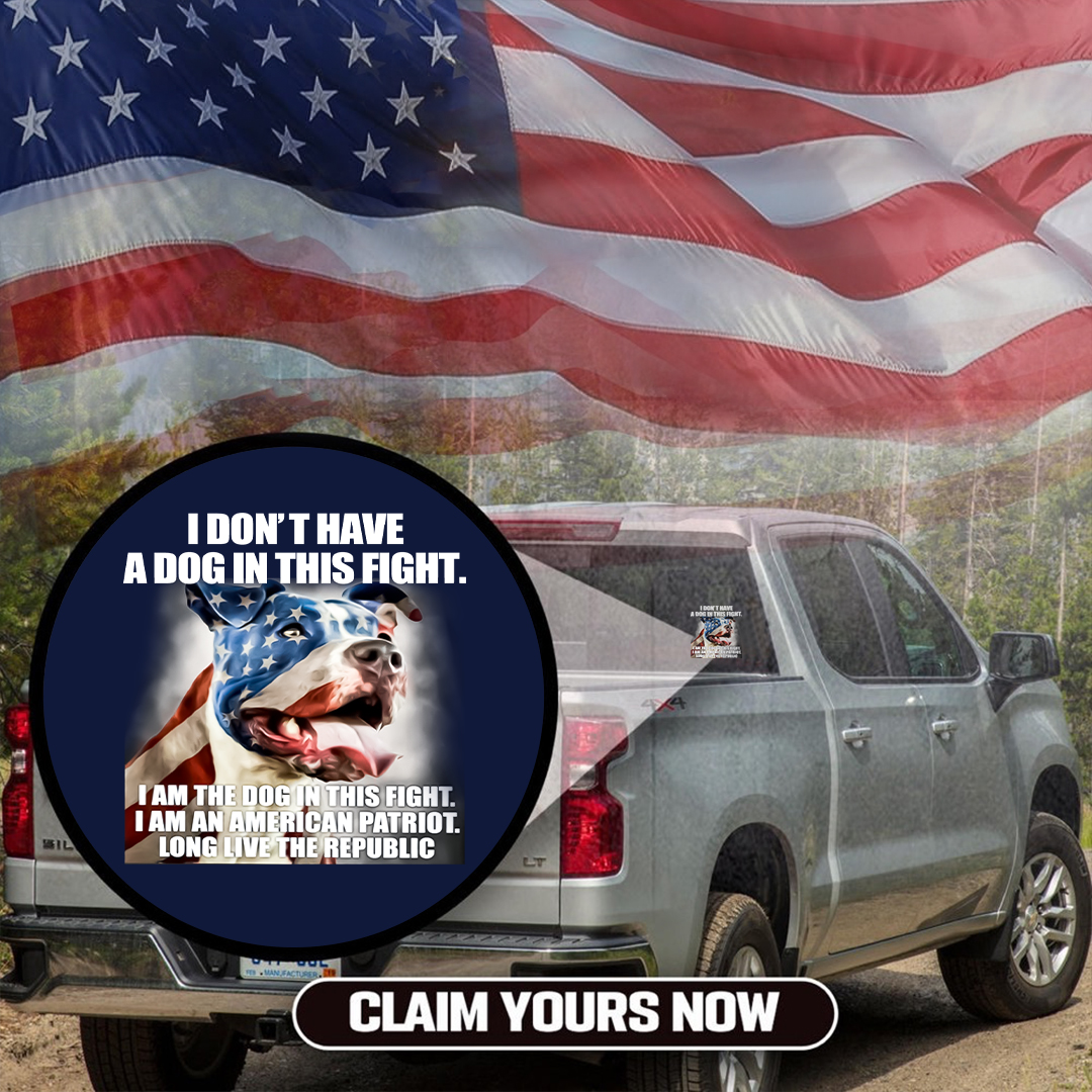 A Dog In This Fight Veterans Sticker