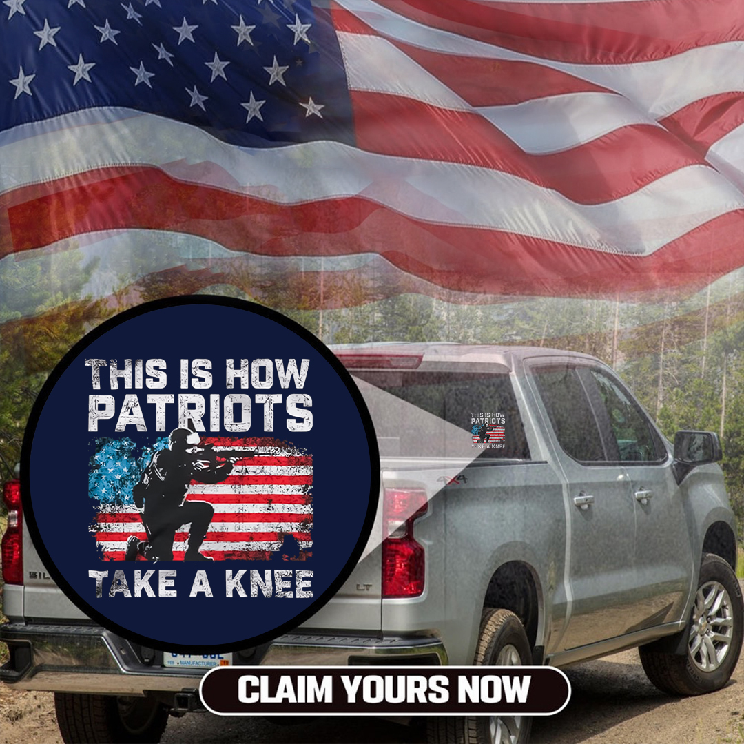 How Patriots Take A Knee Stickers-Independence Day Sticker