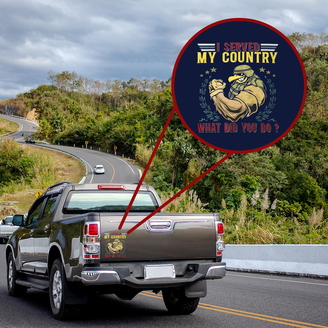 What Do You Do Veteran Sticker