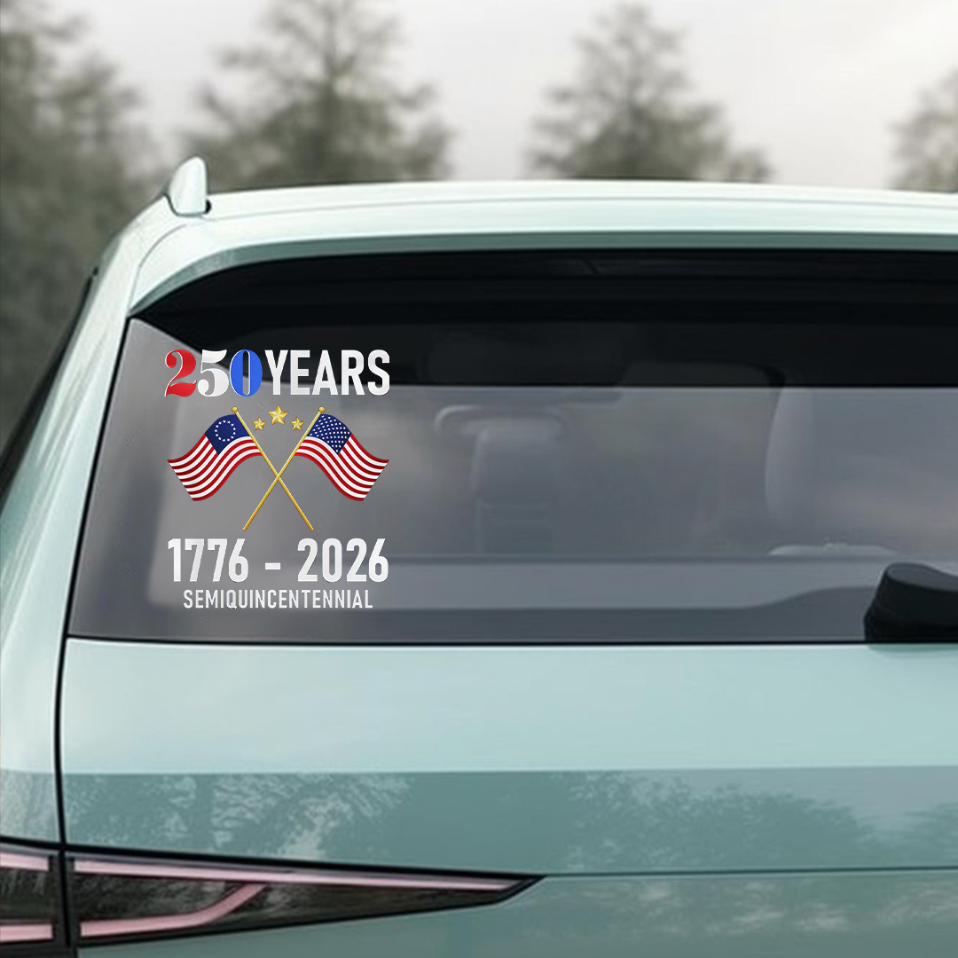 1776-2026 250 Years Semi-quincentennial Sticker