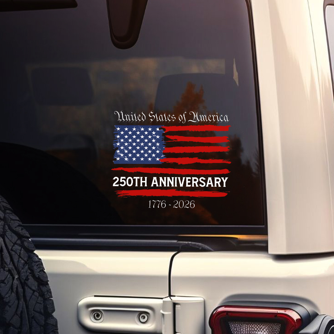1776-2026 250th Anniversary of The Independence of USA Sticker