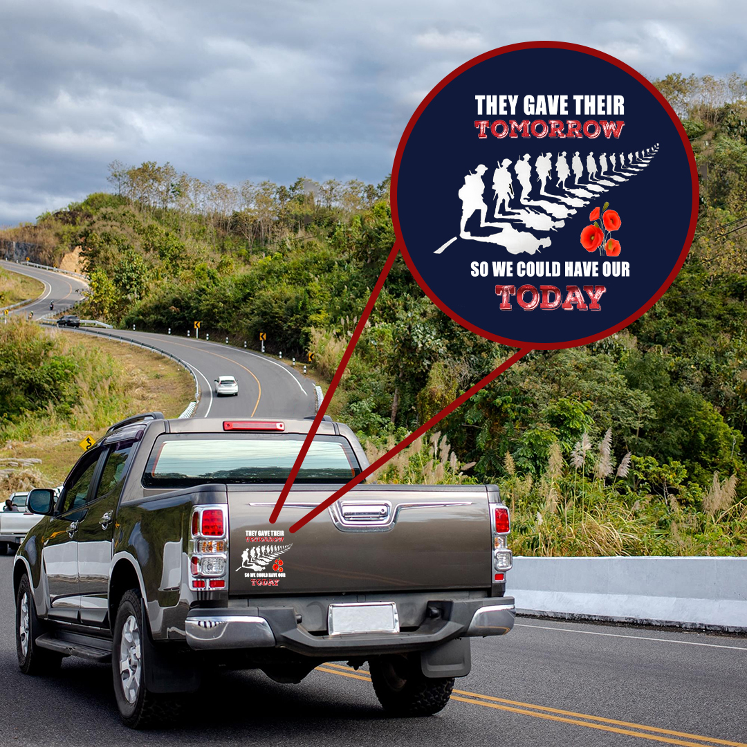 Gave Their Tomorrow Veteran Sticker