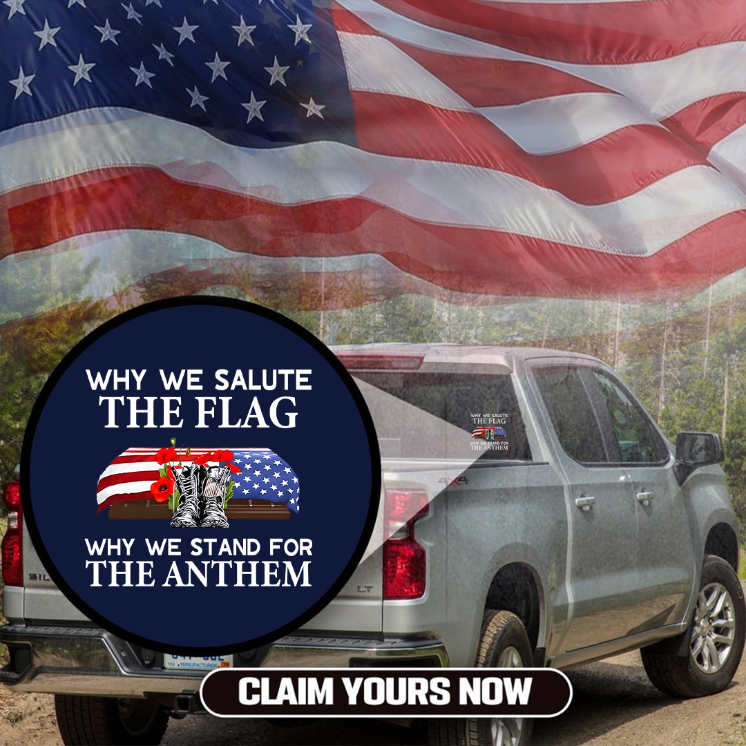 Why We Salute The Flag Veteran Sticker